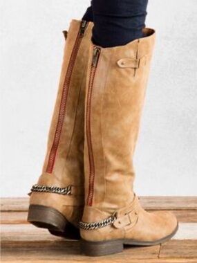 Madden Girl Over-the-Knee Boots in Tan Brown